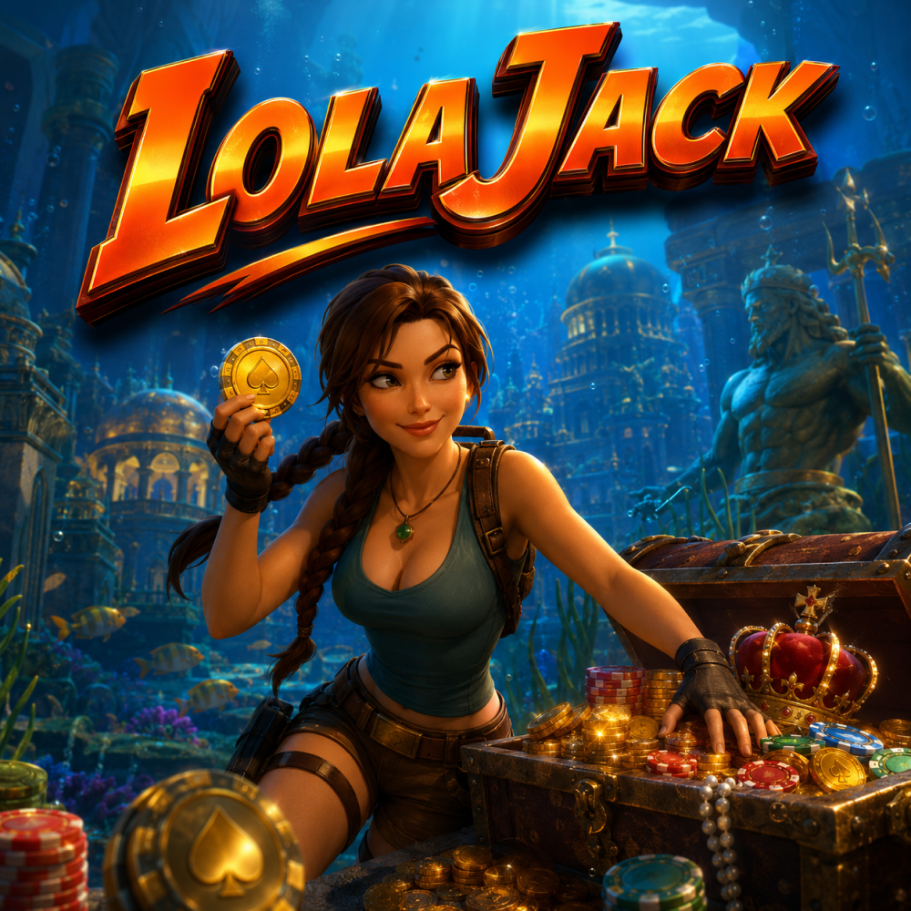 LolaJack Casino underwater treasure welcome bonus